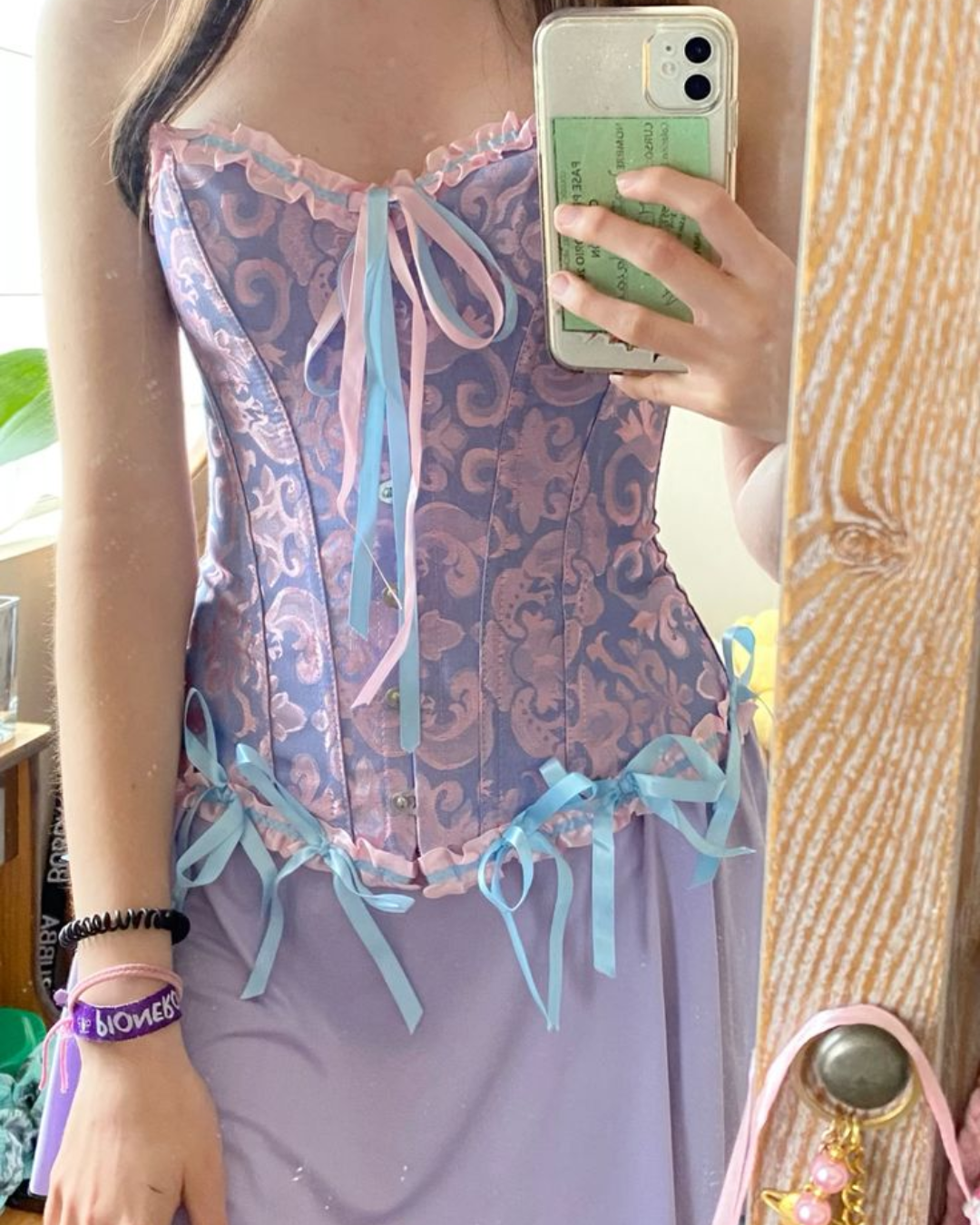 Corset Victoriano Lila
