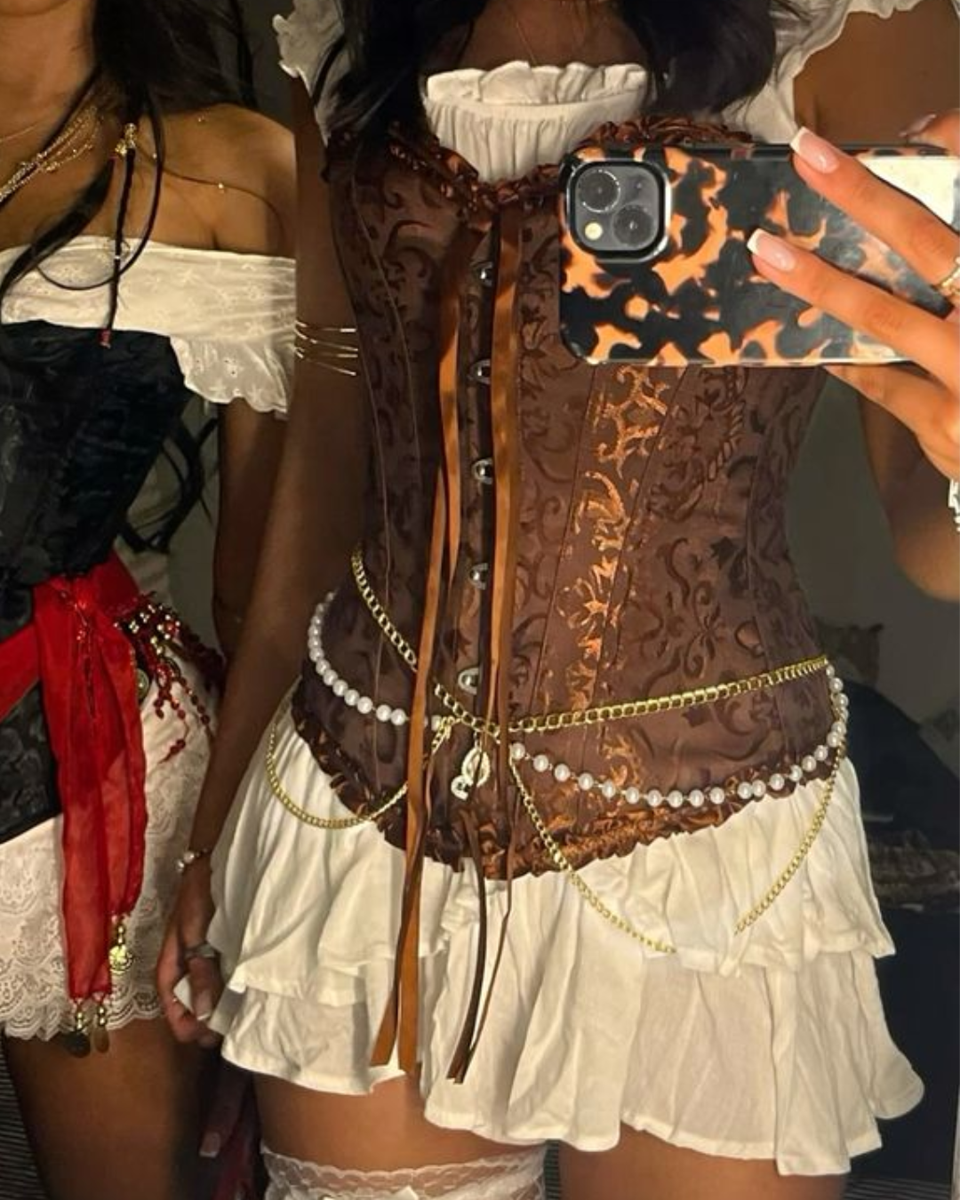 Corset Victoriano Marron