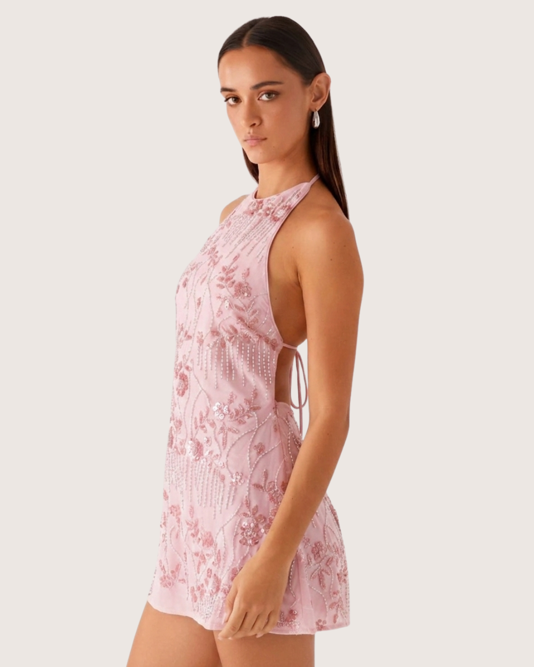 Vestido Alma Bordado con Pedrería