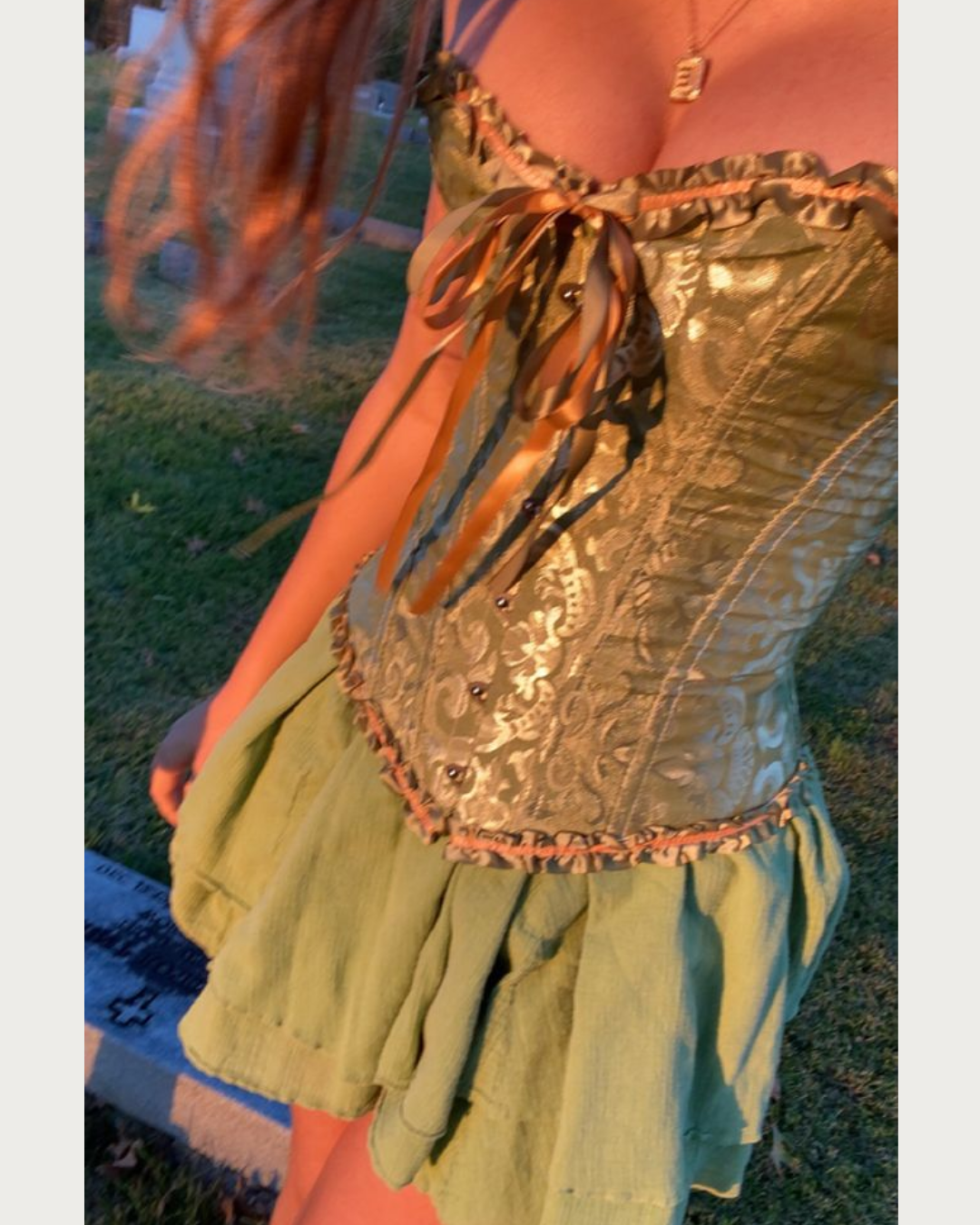 Corset Victoriano Verde