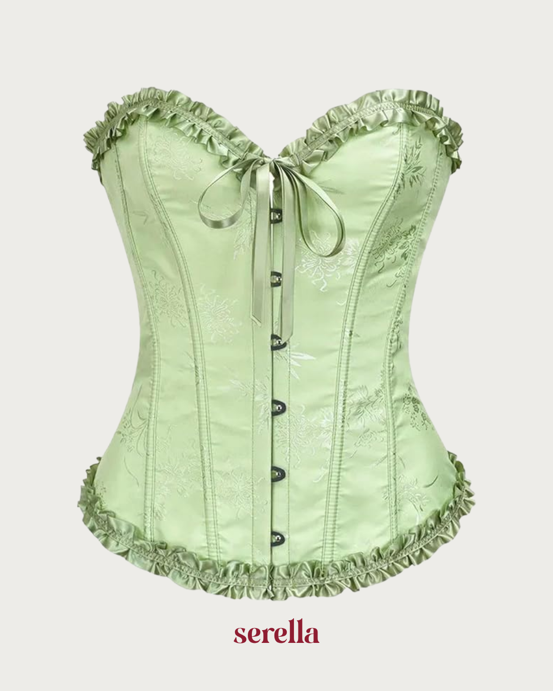 Corset Victoriano Verde Claro