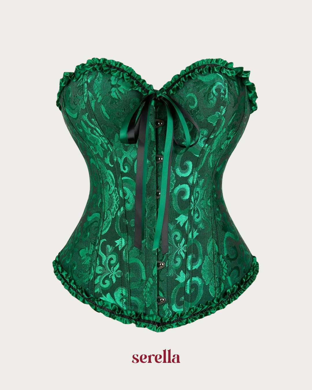 Corset Victoriano Verde oscuro