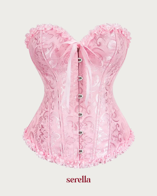 Corset Victoriano Rosado