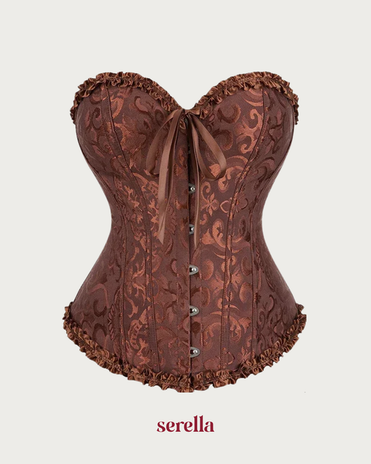 Corset Victoriano Marron