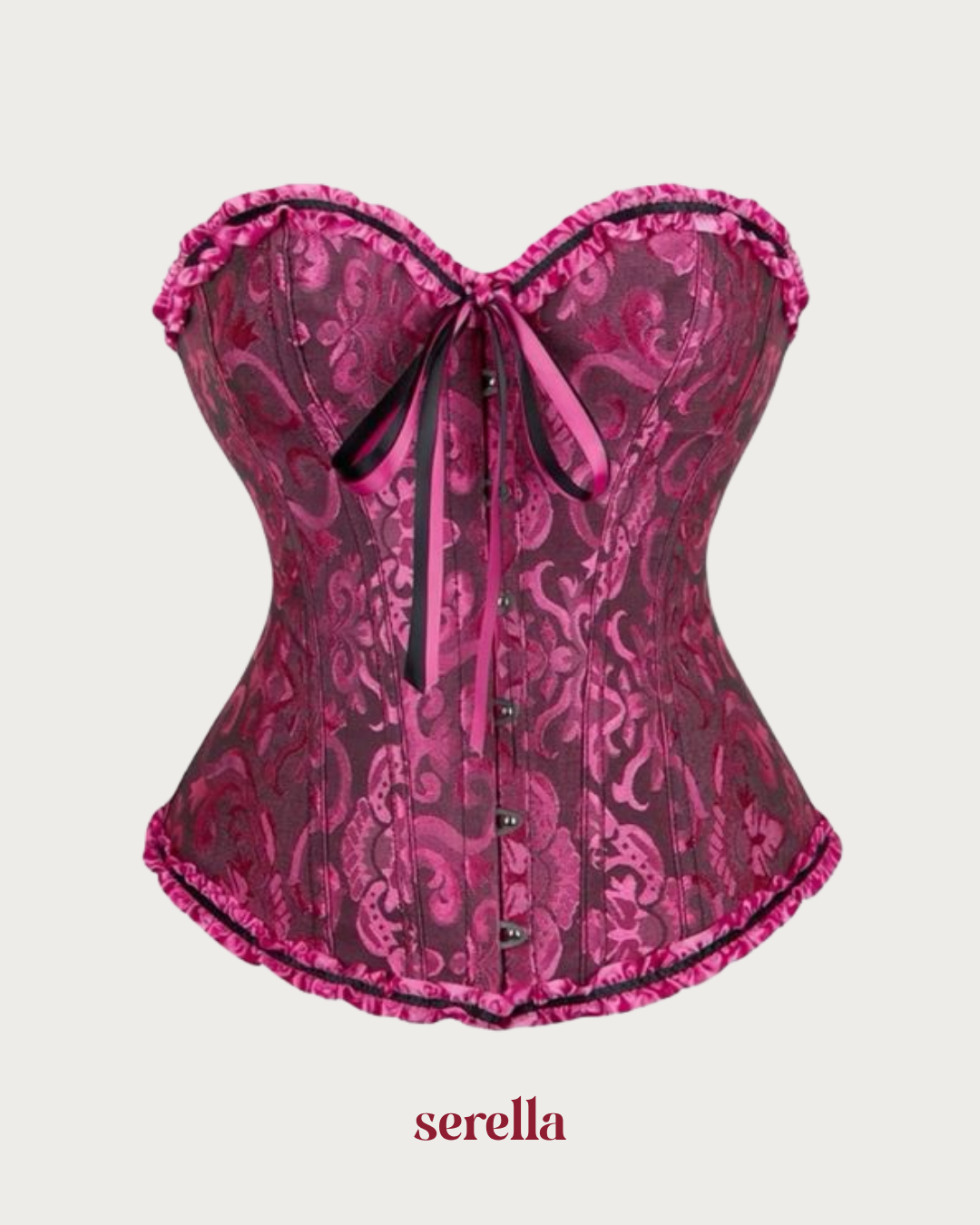 Corset Victoriano Fucsia con negro